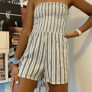 off the shoulder romper from Garage